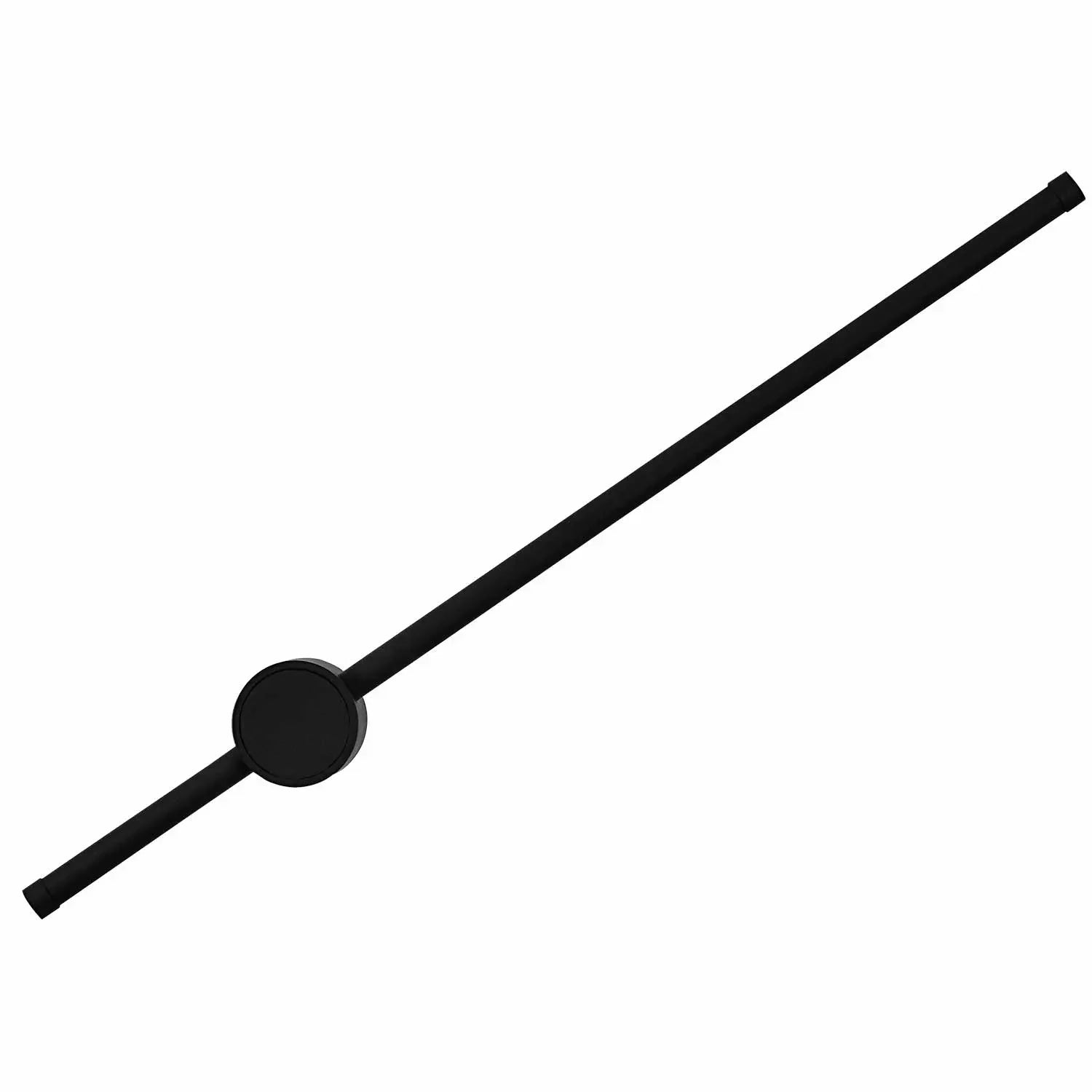 LÚZETE - APPLIQUE LED 8W 3000K ACCIAIO VERNICIATO NERO 60 CM MIREA