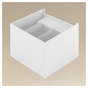 Trade Shop - Applique Led A Cubo 12 Watt Lampada Quadrata Bianco Da Parete Interno Ip20 00748         