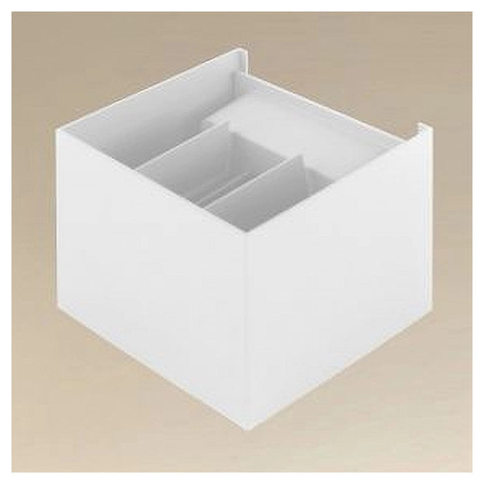 Trade Shop - Applique Led A Cubo 12 Watt Lampada Quadrata Bianco Da Parete Interno Ip20 00748         