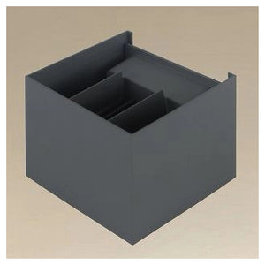 Trade Shop - Applique Led A Cubo 12 Watt Lampada Quadrata Grigio Da Parete Interno Ip20 00762         