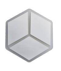Applique Led A Muro Lampada Moderna 12w Effetto Cubo 3d 3 Modalità  Luce Aq11-3c         