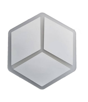 Applique Led A Muro Lampada Moderna 12w Effetto Cubo 3d 3 Modalità  Luce Aq11-3c         