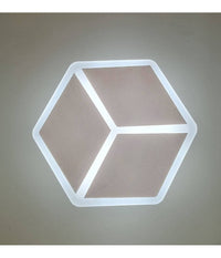 Applique Led A Muro Lampada Moderna 12w Effetto Cubo 3d 3 Modalità  Luce Aq11-3c         