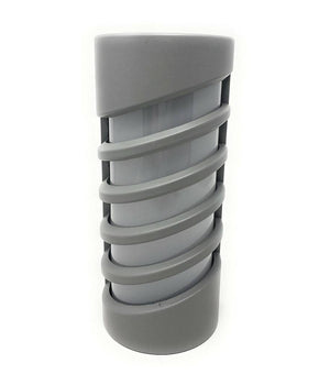 Applique Led A Parete 12 W Per Esterno Luce 3000k 6500k 4000k Grigio Ip65 Es56         