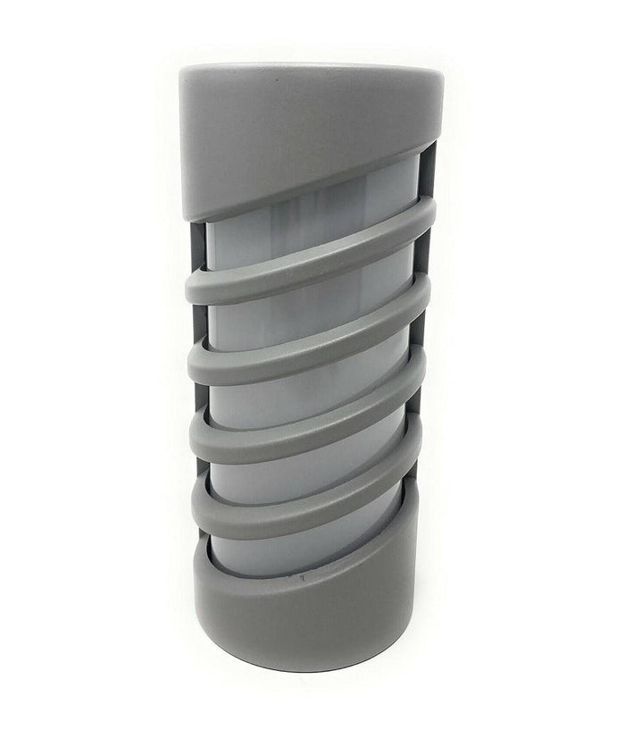 Applique Led A Parete 12 W Per Esterno Luce 3000k 6500k 4000k Grigio Ip65 Es56         