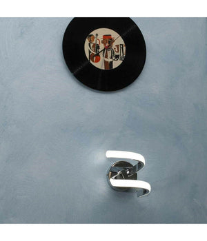 Applique Led A Parete 9watt Curva Spirale Luce Fredda Naturale Calda E58 Argento         