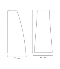 Applique Led A Parete Con Doppia Emissione Luminosa 6w Luce 6500k 4000k Xc-9042         