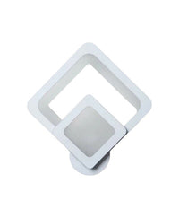 Applique Led A Rombo 12 W Parete Lumetto Abat Jour Luce 6500k 3000k 4000k E82-b         