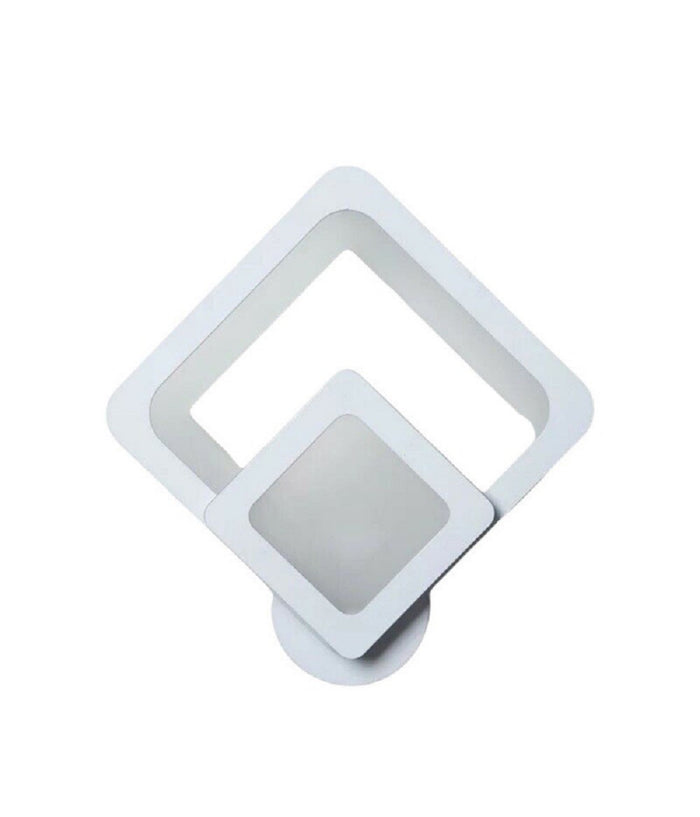 Applique Led A Rombo 12 W Parete Lumetto Abat Jour Luce 6500k 3000k 4000k E82-b         