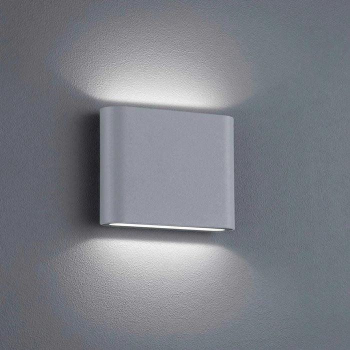 LÚZETE - APPLIQUE LED ALL'ESTERNO TUERIS 2X2,5 W 3000K TITANIO