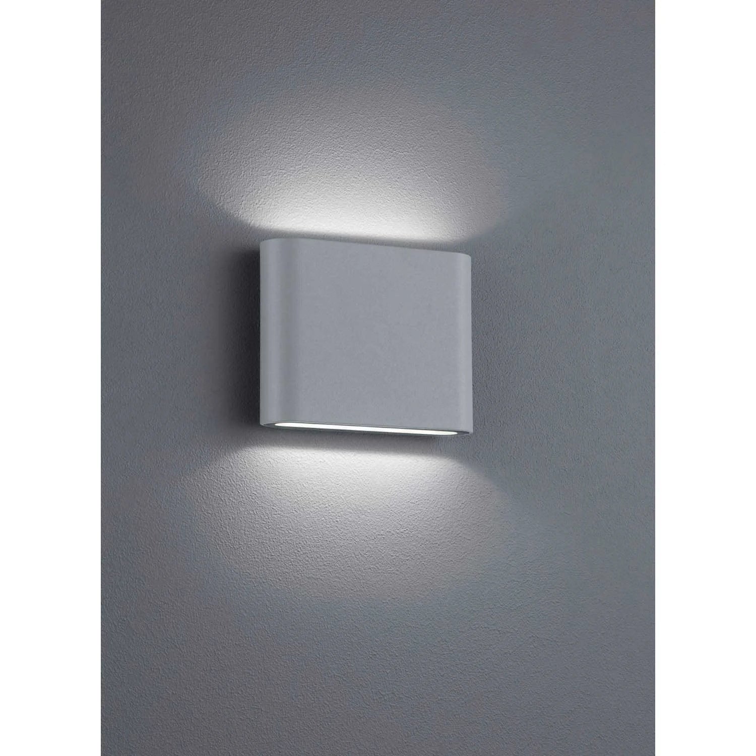 LÚZETE - APPLIQUE LED ALL'ESTERNO TUERIS 2X2,5 W 3000K TITANIO