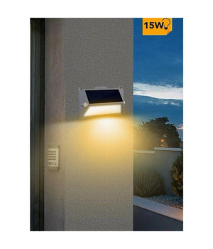 Applique Led Con Pannello Solare Doppio Sensore Movimento Crepuscolare Yh0408-pir         