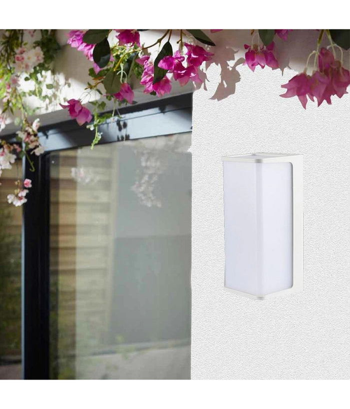 Applique Led Da Esterno Facciate Giardino Moderno Lampada Da Muro 10w Ip65 643-b  -bianco Freddo      -