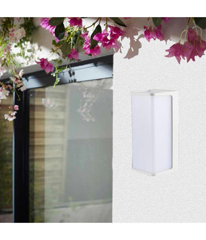 Applique Led Da Esterno Facciate Giardino Moderno Lampada Da Muro 10w Ip65 643-b         