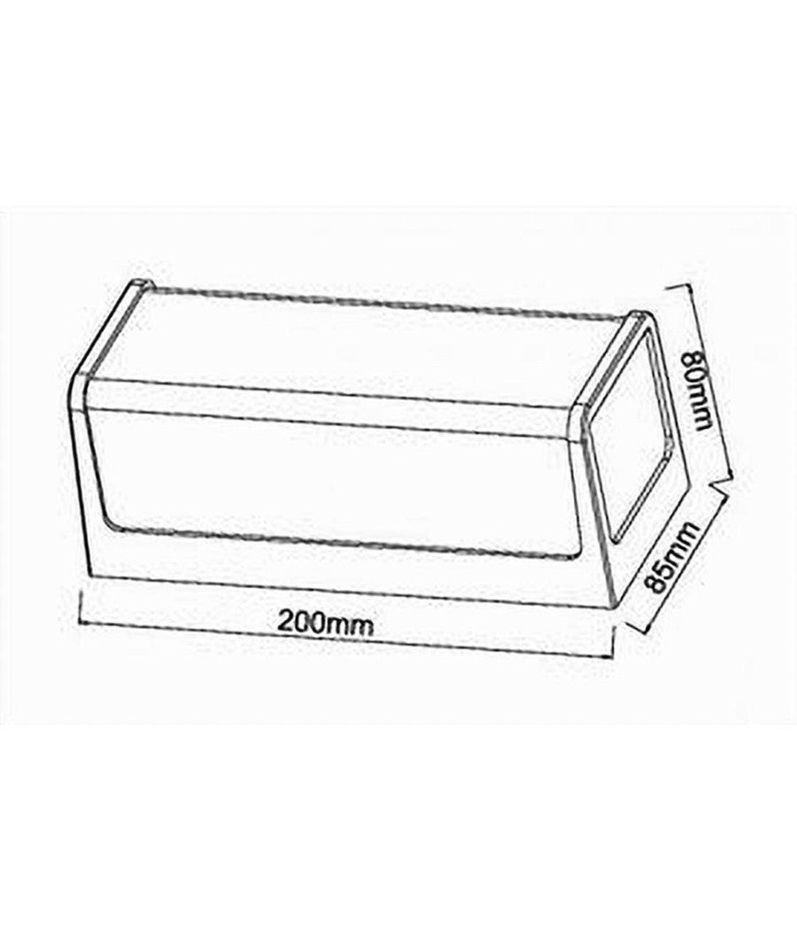 Applique Led Da Esterno Giardino Moderno Lampada Da Muro Nera 10 Watt Ip65 643-n         