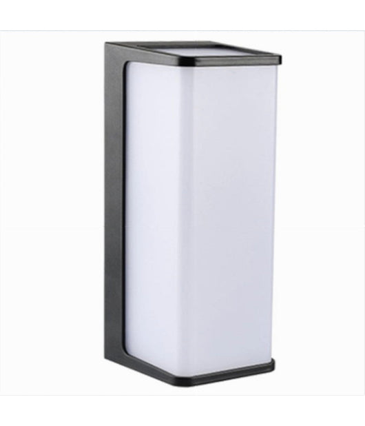 Applique Led Da Esterno Giardino Moderno Lampada Da Muro Nera 10 Watt Ip65 643-n         