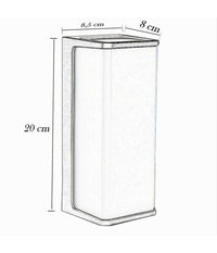 Applique Led Da Esterno Giardino Moderno Lampada Da Muro Nera 10 Watt Ip65 643-n  -bianco Freddo      -