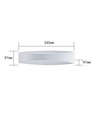 Applique Led Da Muro 12w Up & Down In Alluminio Bianco 3 Temperature Luce E59-b3c         