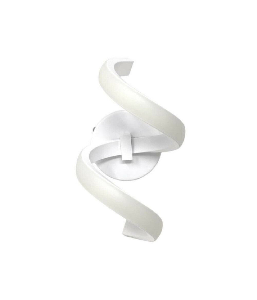 Applique Led Da Muro 9 Watt Curva Spirale Luce Naturale Fredda Calda E58 Bianca         