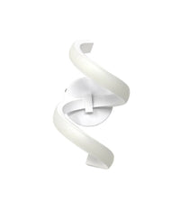 Applique Led Da Muro 9 Watt Curva Spirale Luce Naturale Fredda Calda E58 Bianca         