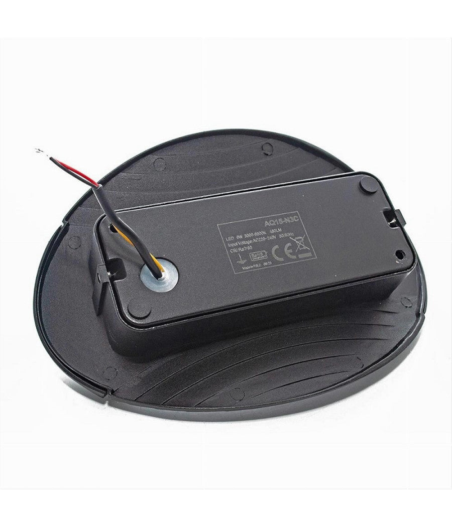 Applique Led Da Muro Doppia Emissione 6 W Lampada Ovale 3 Modalità  Luce Aq15-n3c         