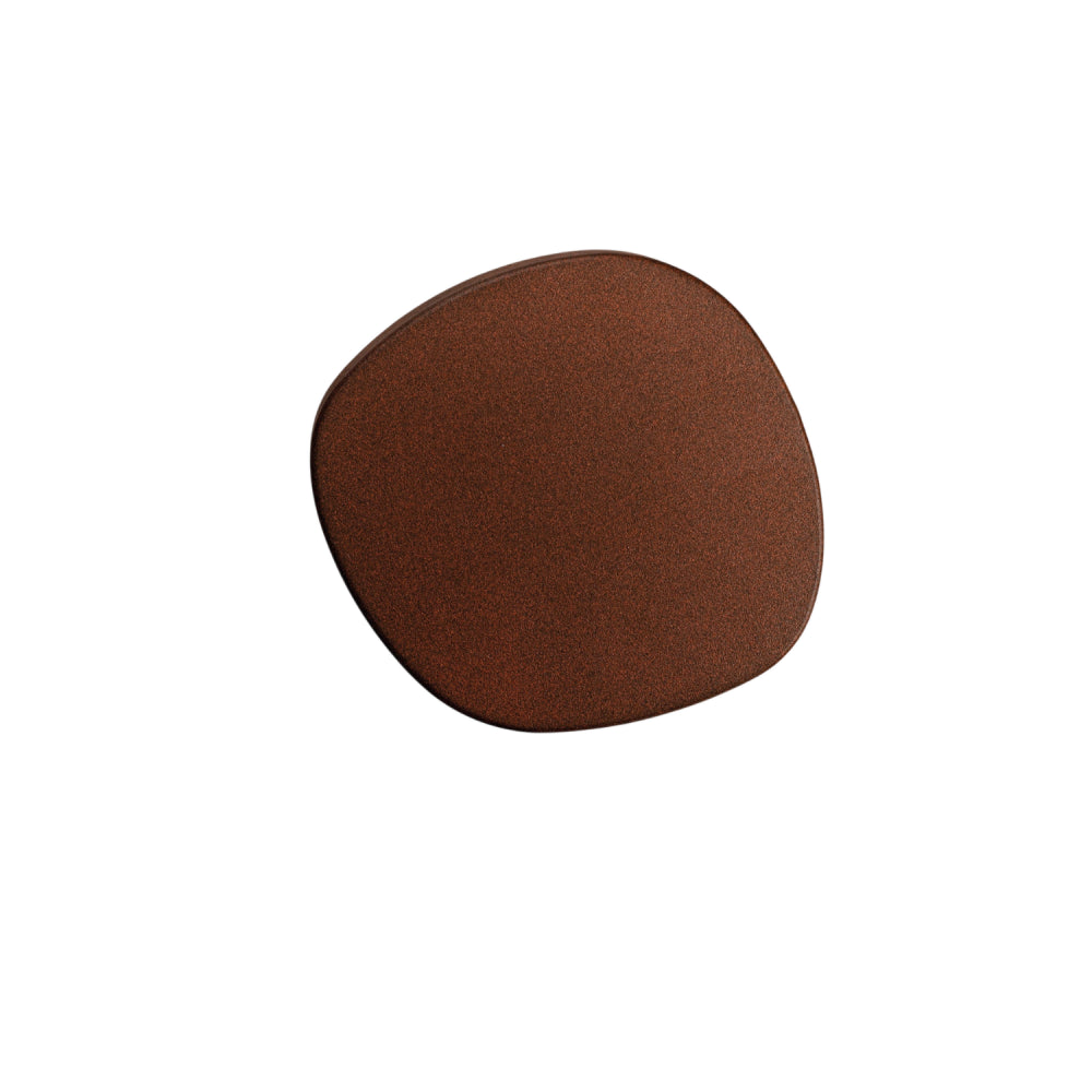 Applique LED da parete Zafferano Ciottolo IP54 7W 890lm 3000K in alluminio Corten