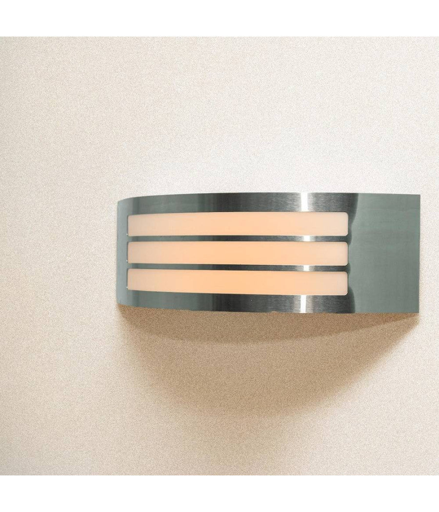 Applique Led Esterno Lampada E27 Luce Moderna Parete Muro Giardino Cortile S101-a         