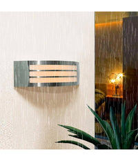 Applique Led Esterno Lampada E27 Luce Moderna Parete Muro Giardino Cortile S101-a         