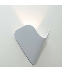 Applique Led Esterno Parete 12w Alluminio Bianco Luce Fredda Calda Naturale Es61  -bianco Naturale      -