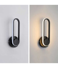 Applique Led Girevole 9w 3 Step Luce 3000k 4000k 6000k Lampada Elegante Muro 230v         