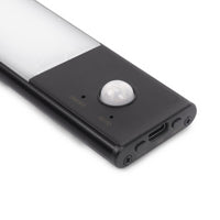 Applique LED Kaus Black ricaricabile via USB con sensore di movimento, 600mm, Verniciato nero