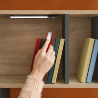 Applique LED Kaus Black ricaricabile via USB con sensore di movimento, 600mm, Verniciato nero