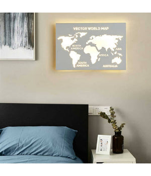 Applique Led Moderno Da Parete Retroilluminato 13w 3 Colorazione Di Luce Aq18-3c         