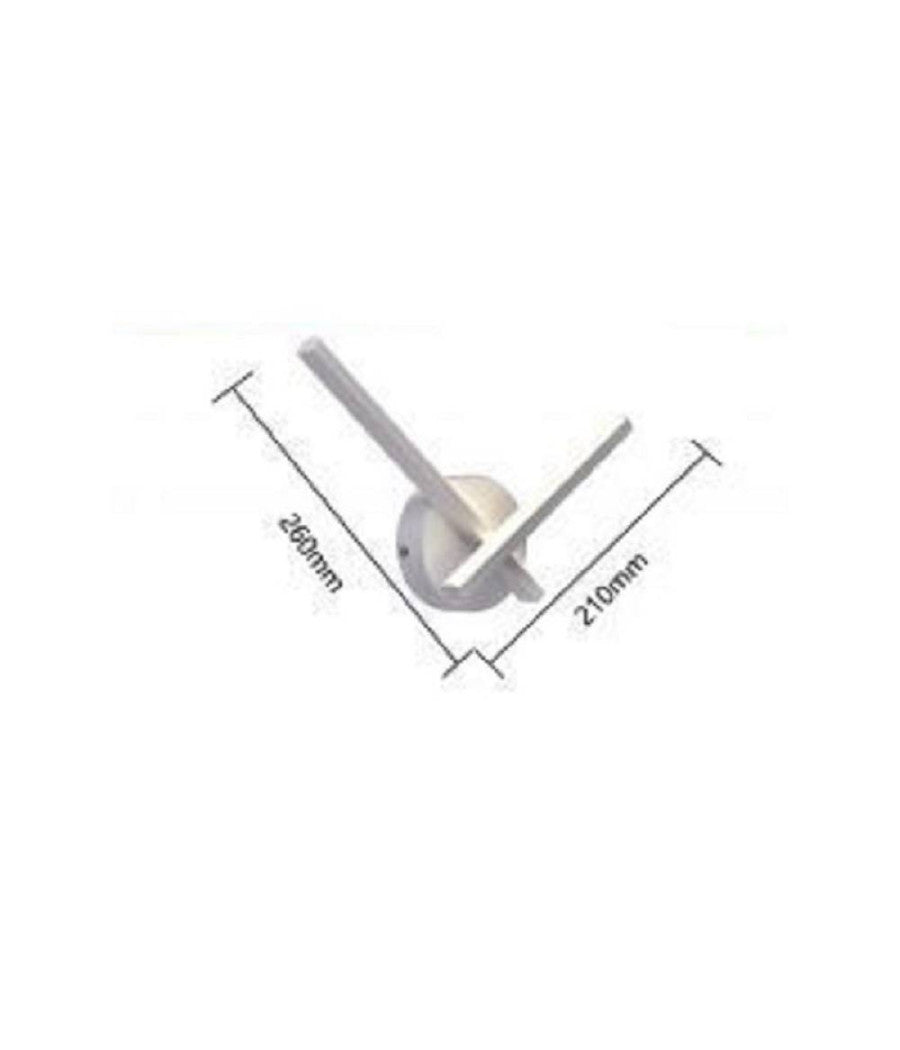 Applique Led Parete 6 W 2 Bracci Incrociati Moderno Luce 3000k 4000k 6500k E67-b         