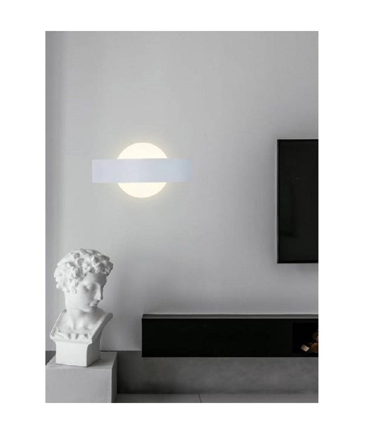 Applique Led Parete 8w Bianca Doppia Emissione Lampada Luce 6500k 3000k 4000 E17  -bianco Freddo      -