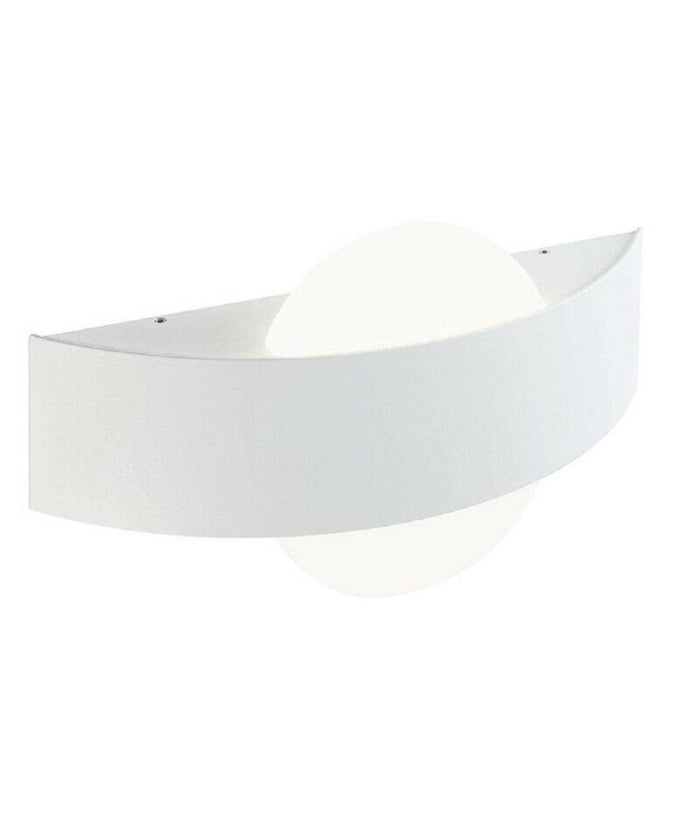 Applique Led Parete 8w Bianca Doppia Emissione Lampada Luce 6500k 3000k 4000 E17  -bianco Naturale      -