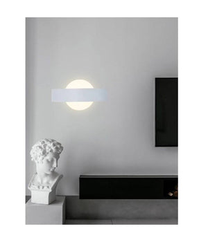 Applique Led Parete 8w Bianca Doppia Emissione Lampada Luce 6500k 3000k 4000 E17         