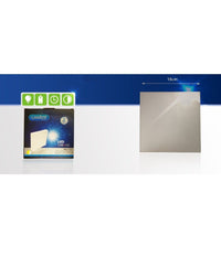 Applique Led Quadrata 12w Slim Biemissione Luminosa Luce 4000k 3000k 6500k Xc9044         