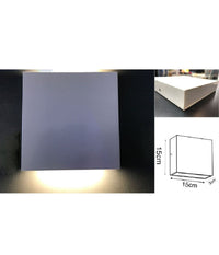 Applique Led Quadrata 12w Slim Biemissione Luminosa Luce 4000k 3000k 6500k Xc9044         