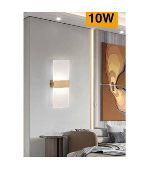 Applique Led Rettangolare 10w Parete Doppia Emissione 3 Colorazione Luce E37-c3c         