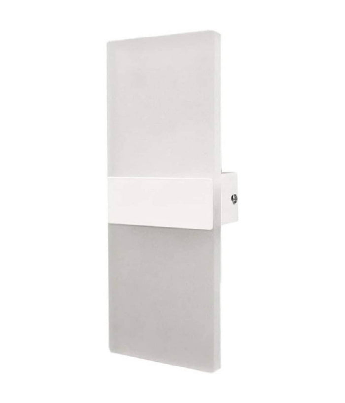 Applique Led Rettangolare 10w Parete Doppia Emissione 3 Colorazioni Luce E37-b3c         