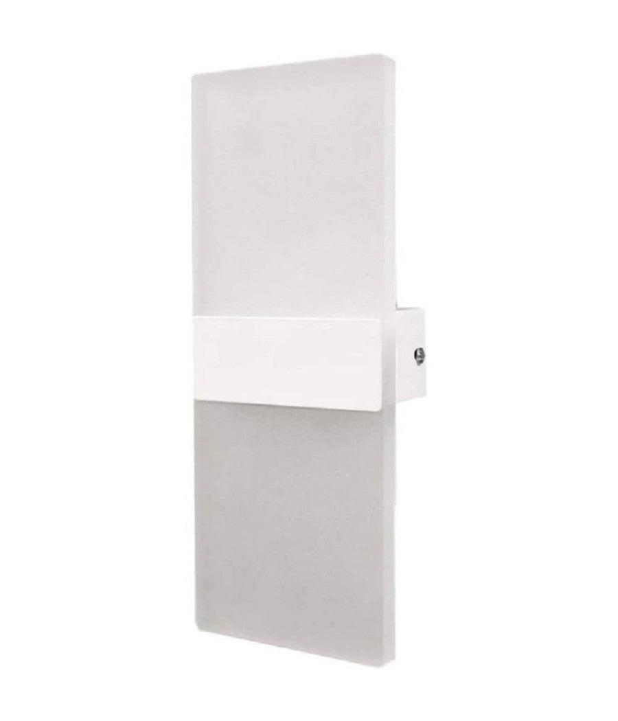 Applique Led Rettangolare 10w Parete Doppia Emissione 3 Colorazioni Luce E37-b3c         