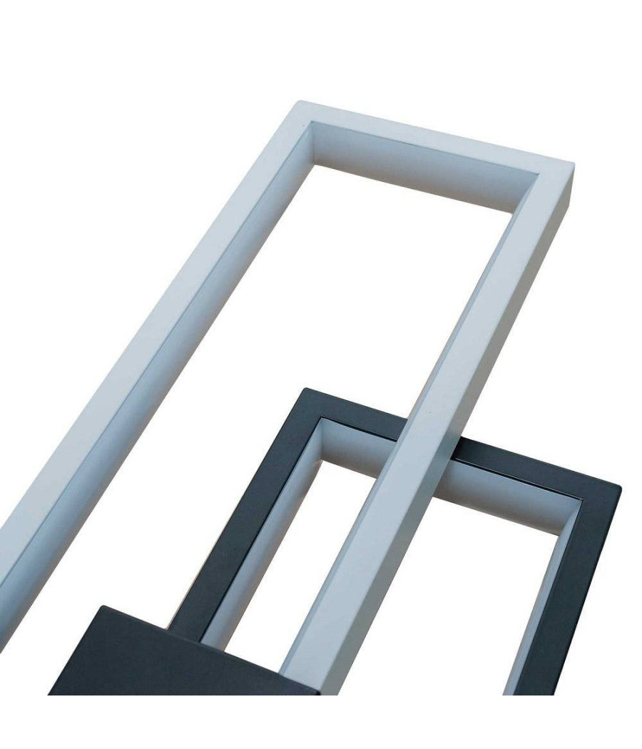 Applique Led Rettangolare 2x23w Cct 3000k A 6500k Parete Dimmerabile Telecomando         