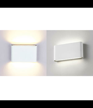 Applique Led Rettangolare Slim 16watt Bianco Luce Bianca Naturale Fredda Xc-9048         