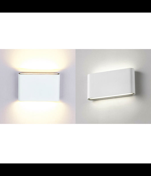 Applique Led Rettangolare Slim 16watt Bianco Luce Bianca Naturale Fredda Xc-9048         