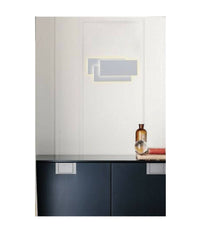 Applique Led Rettangolo Comodino Abat Jour 12 W Luce Fredda Calda Naturale E41         