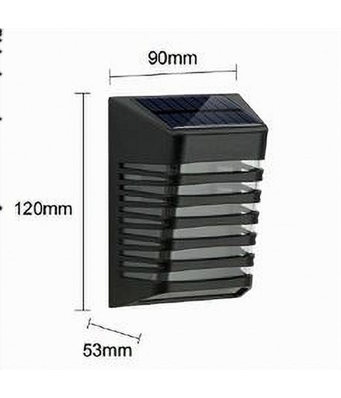 Applique Led Ricaricabile 3watt Con Pannello Solare Ip65 Luce 3000k 6500k Yh0614         