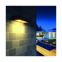 Applique led Vigor solare, tebe nero, 6w-800lm