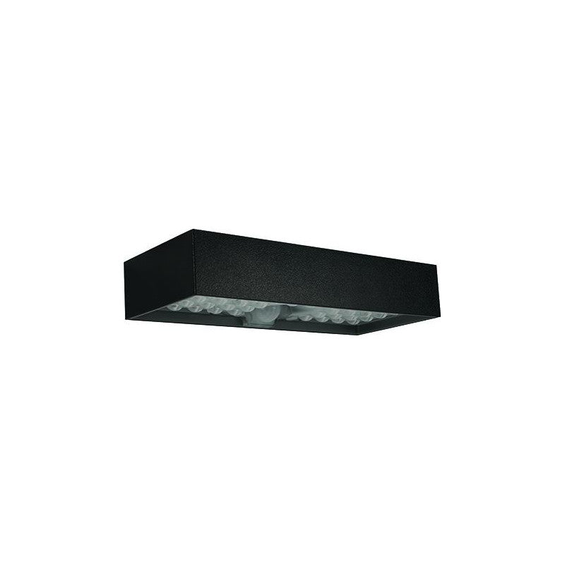 Applique led Vigor solare, tebe nero, 6w-800lm