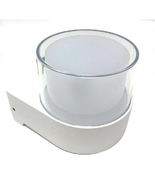 Applique Moderna A Led Esterno Da Parete 7 W Bianco Luce 6500k 3000k 4000k Es57         